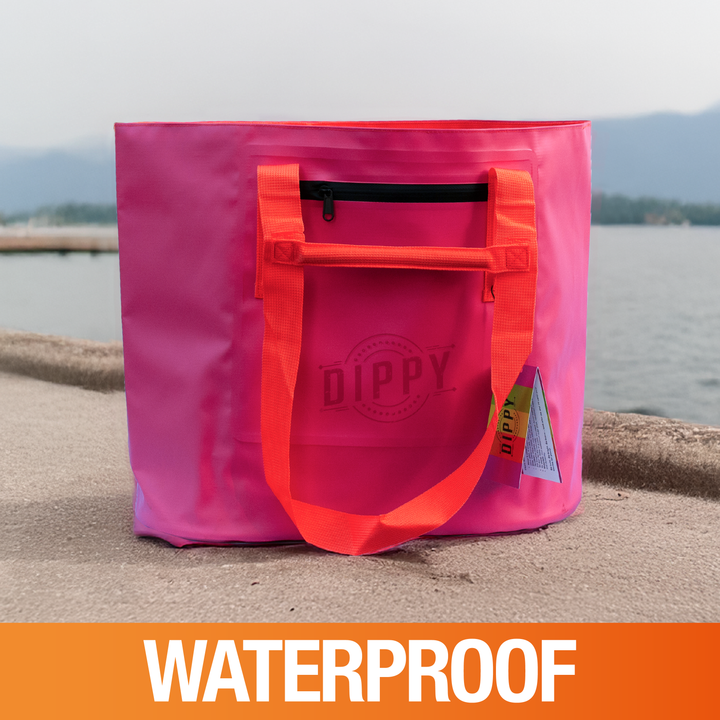 Waterproof Tote Bag 40L – Pink