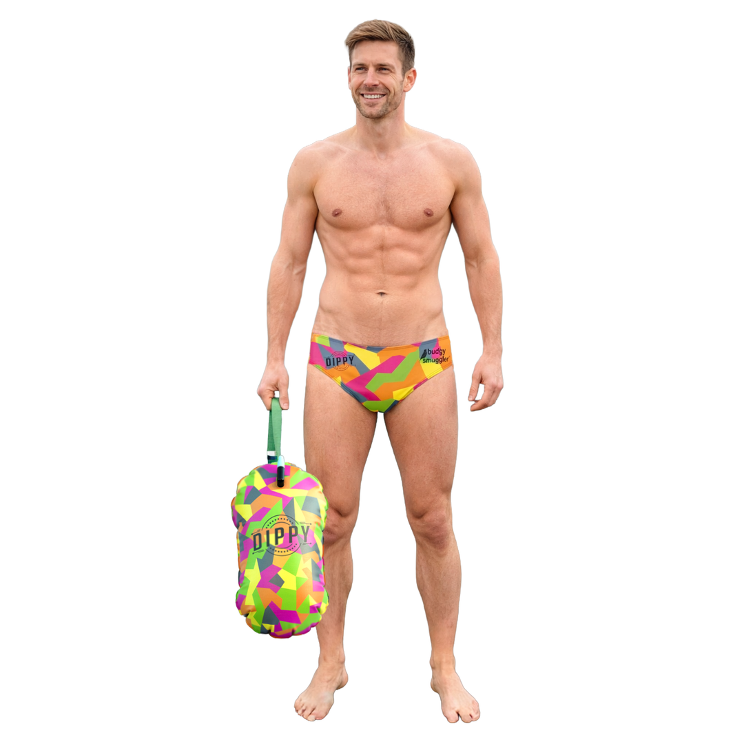 Dippy x Budgy Smuggler - Mens Trunks in Geo