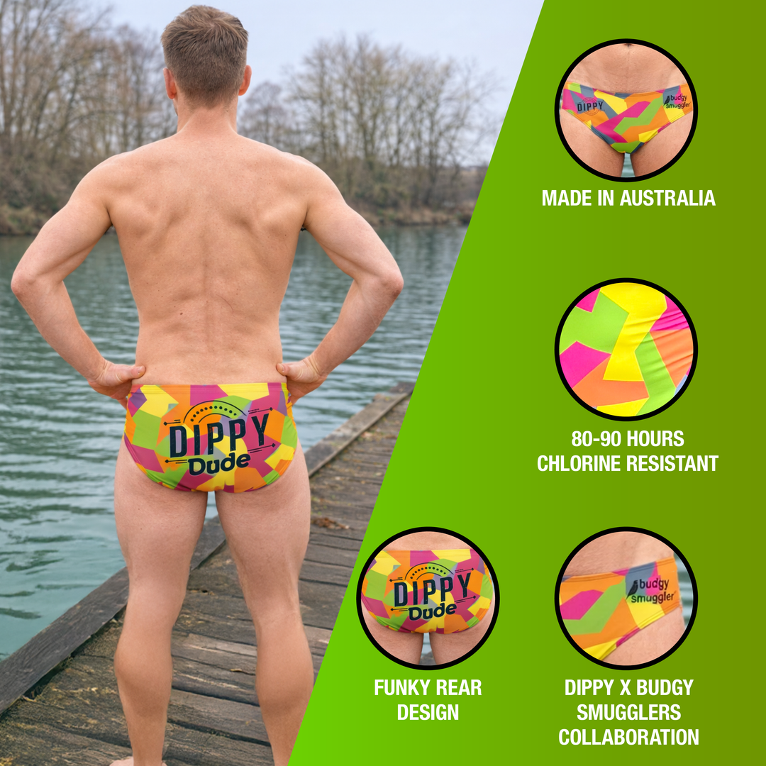 Dippy x Budgy Smuggler - Mens Trunks in Geo