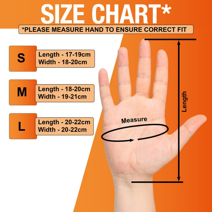 Neoprene 3MM Swim Gloves - Orange
