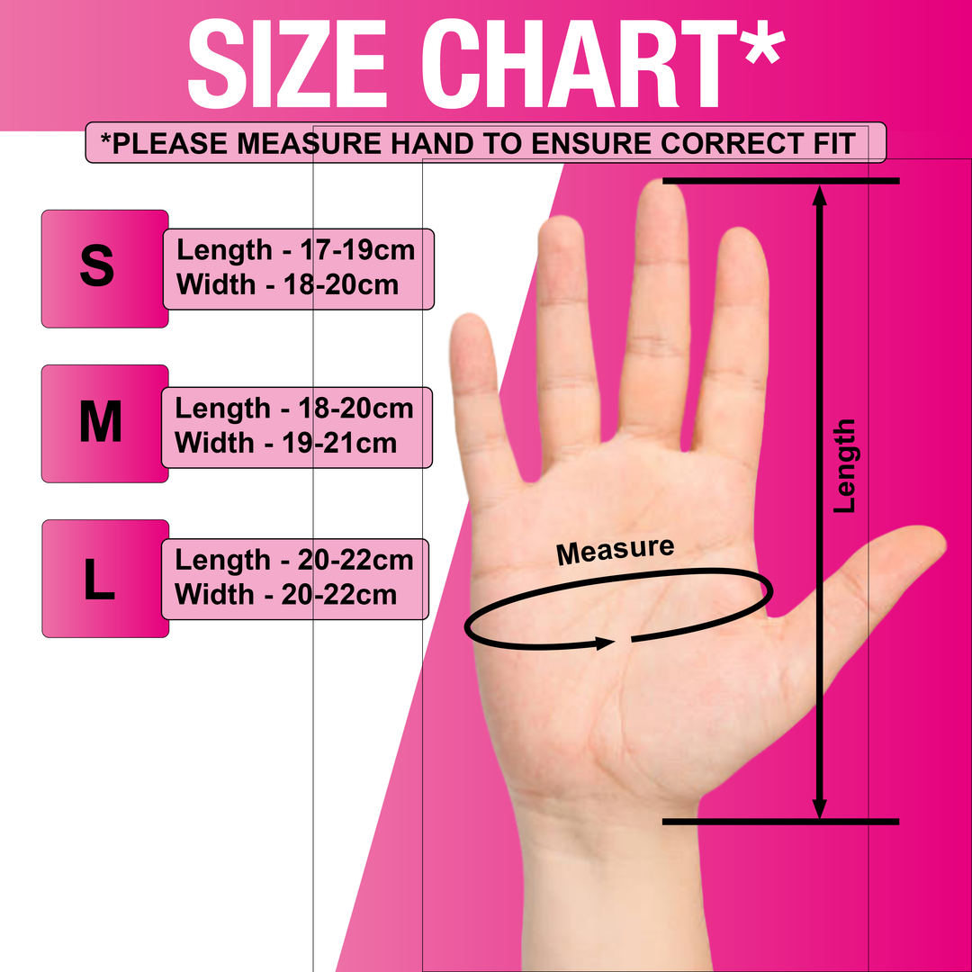 Neoprene 3MM Swim Gloves - Pink - Small and Large available
