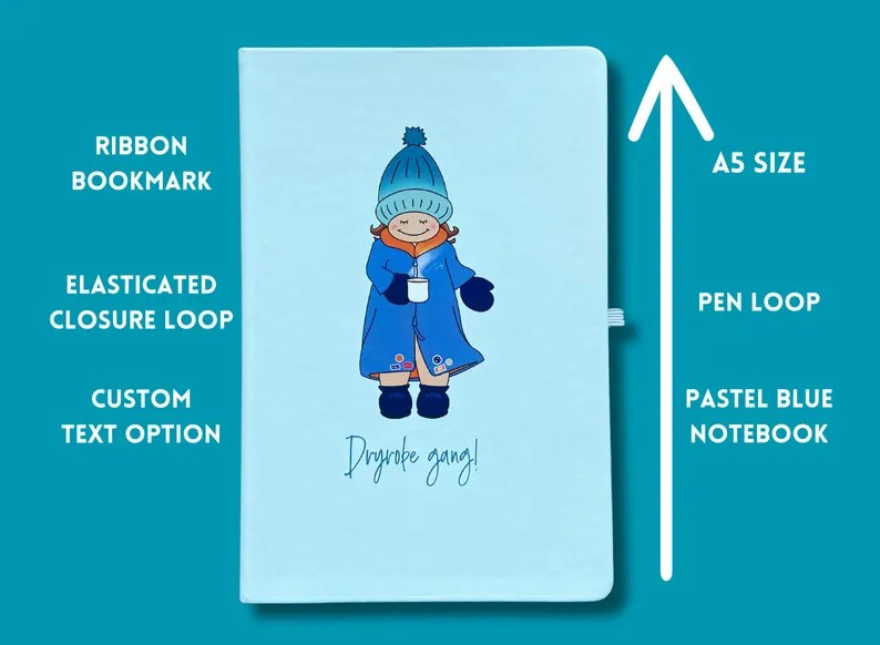 Dryrobe Gang A5 Mole Notebook