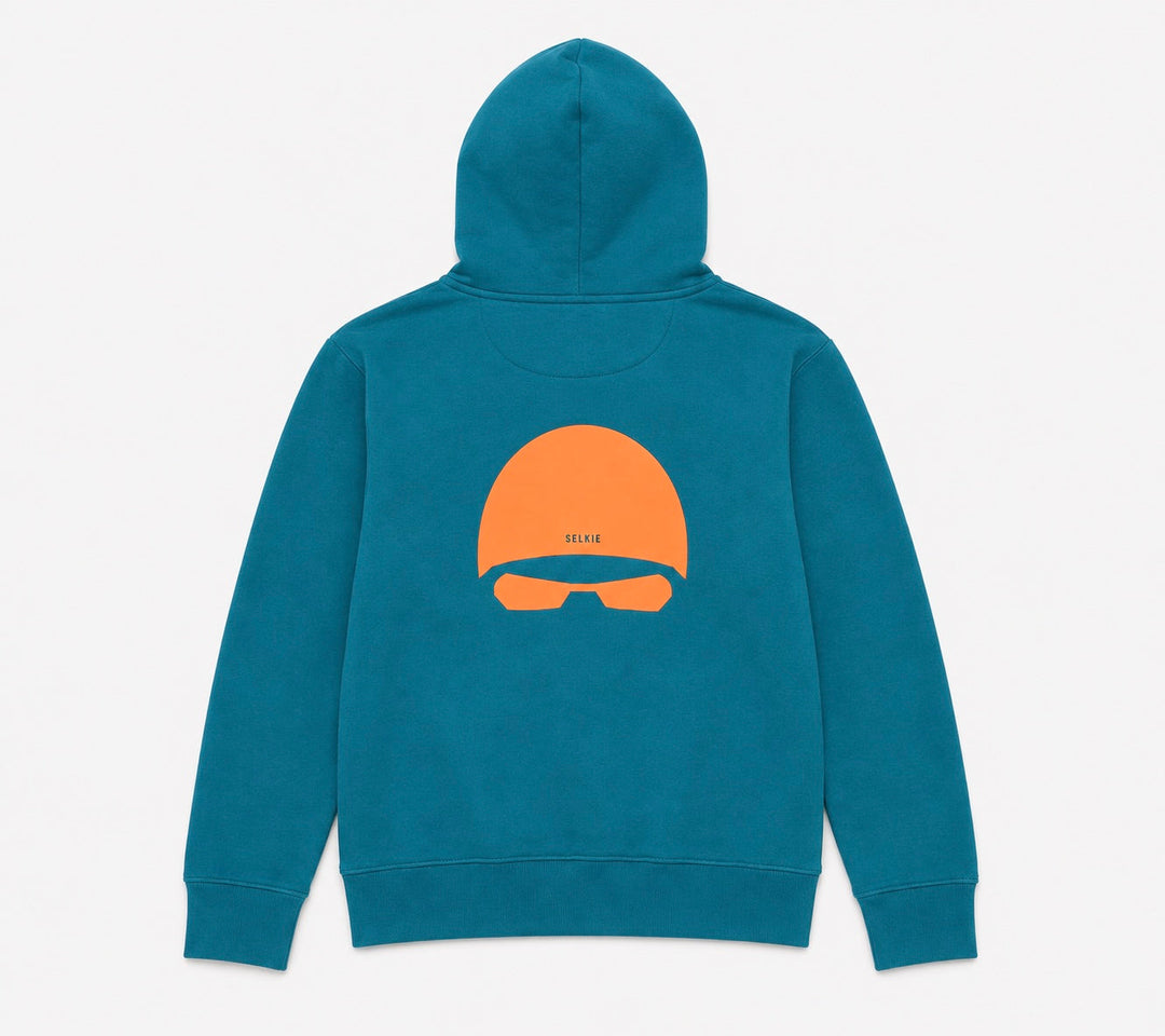 UNISEX ZIP-UP CAP &amp; GOOGLES HOODIE by SELKIE
