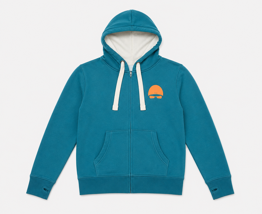 UNISEX ZIP-UP CAP &amp; GOOGLES HOODIE by SELKIE