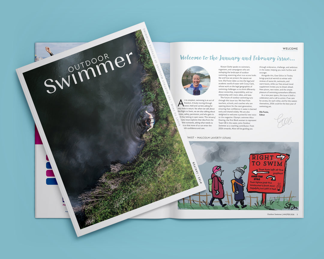 Outdoor Swimmer Magazine | Right To Swim Jan/Feb 2026 Issue