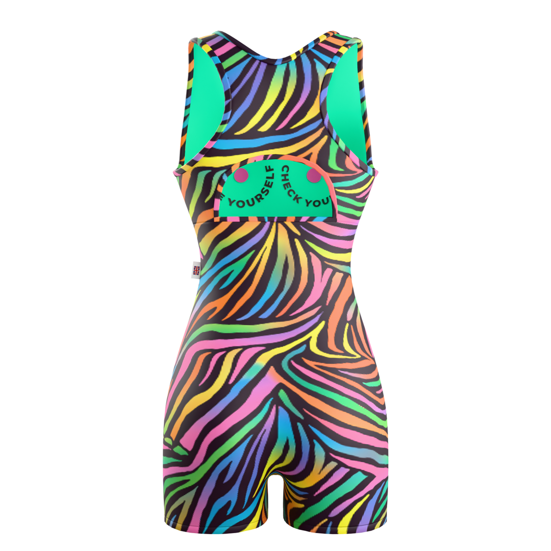 Ladies Shortie Swimsuit - Festival