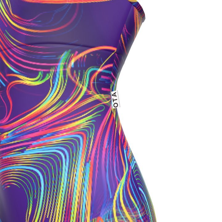 Ladies Shortie Swimsuit - Party Lines