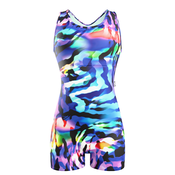 Ladies Shortie Swimsuit - Wild