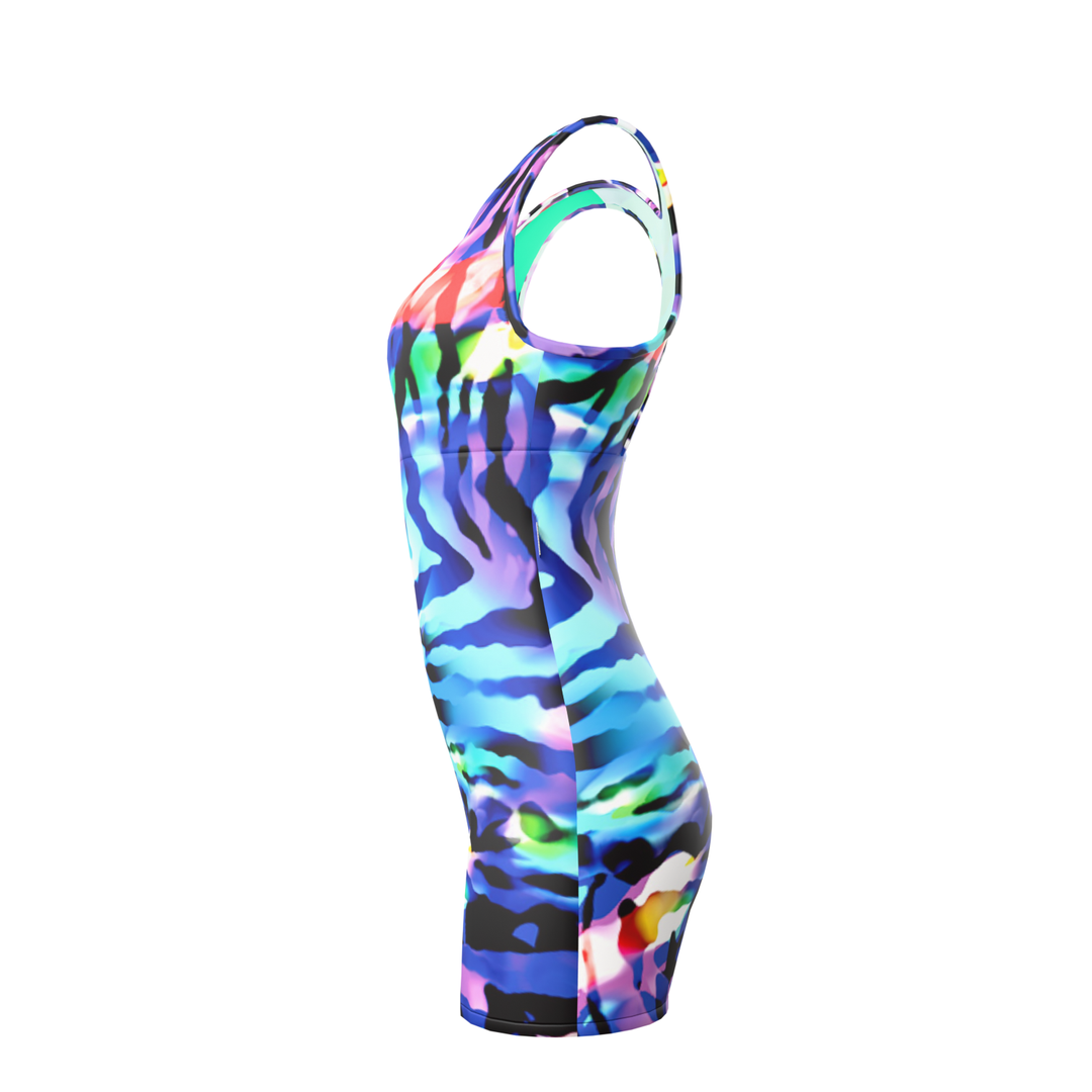 Ladies Shortie Swimsuit - Wild