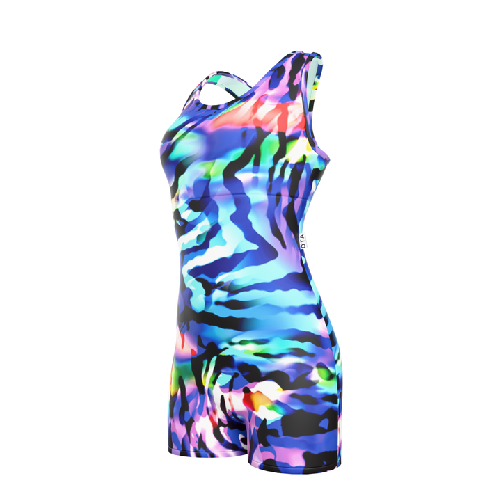 Ladies Shortie Swimsuit - Wild