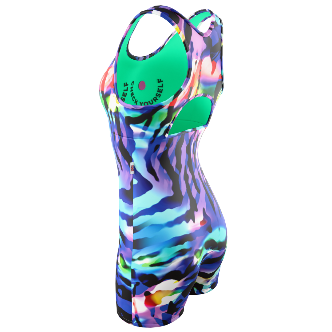 Ladies Shortie Swimsuit - Wild