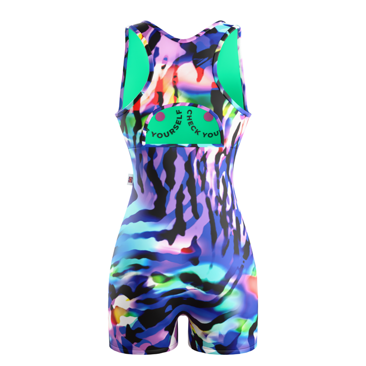Ladies Shortie Swimsuit - Wild