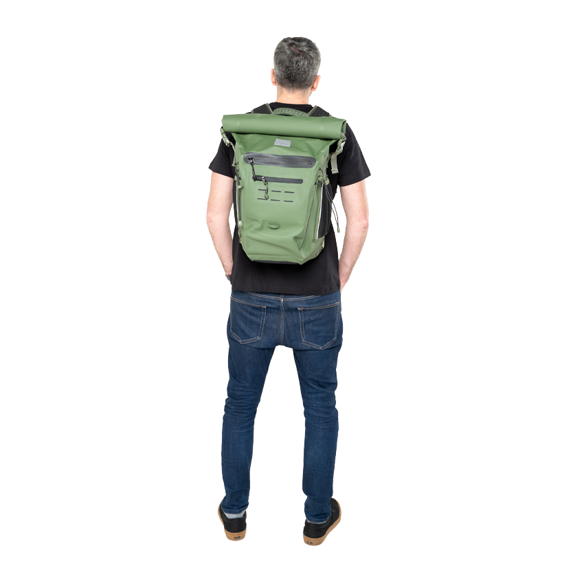 Adventure Waterproof Backpack 30L - Olive Green