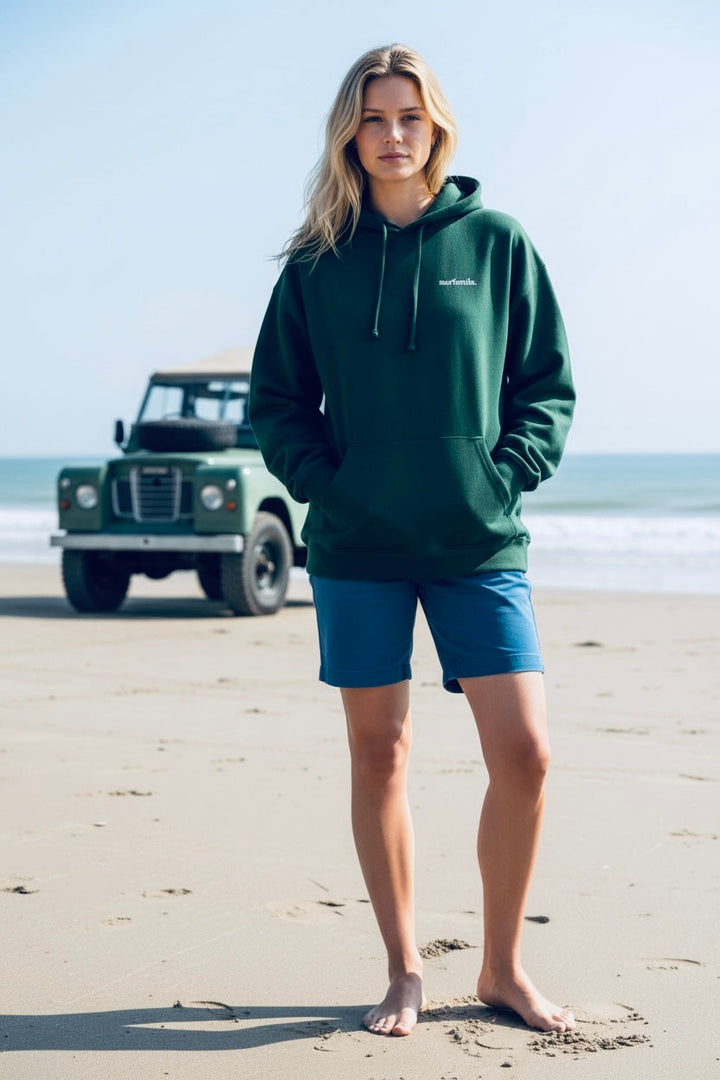 Women’s Atlantic Hoodie – Evergreen | Organic Cotton by Surfsmile
