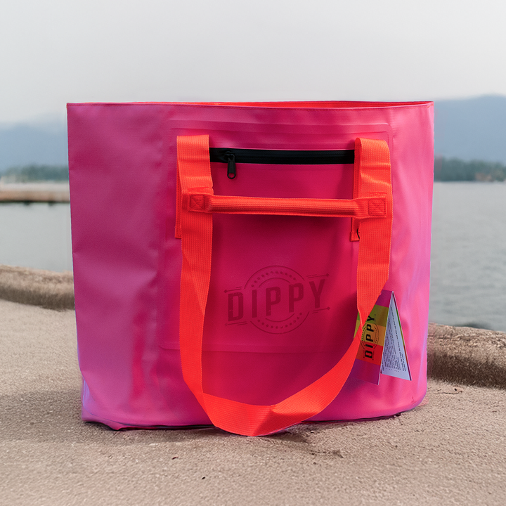 Waterproof Tote Bag 40L – Pink