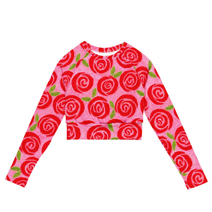 Roses Recycled Short Rash Guard
