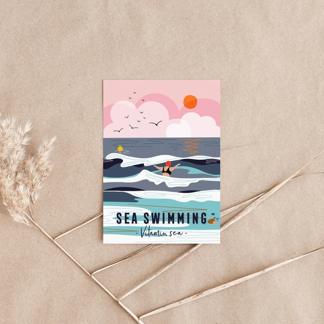 Sea Swimming Print - Vitamin Sea