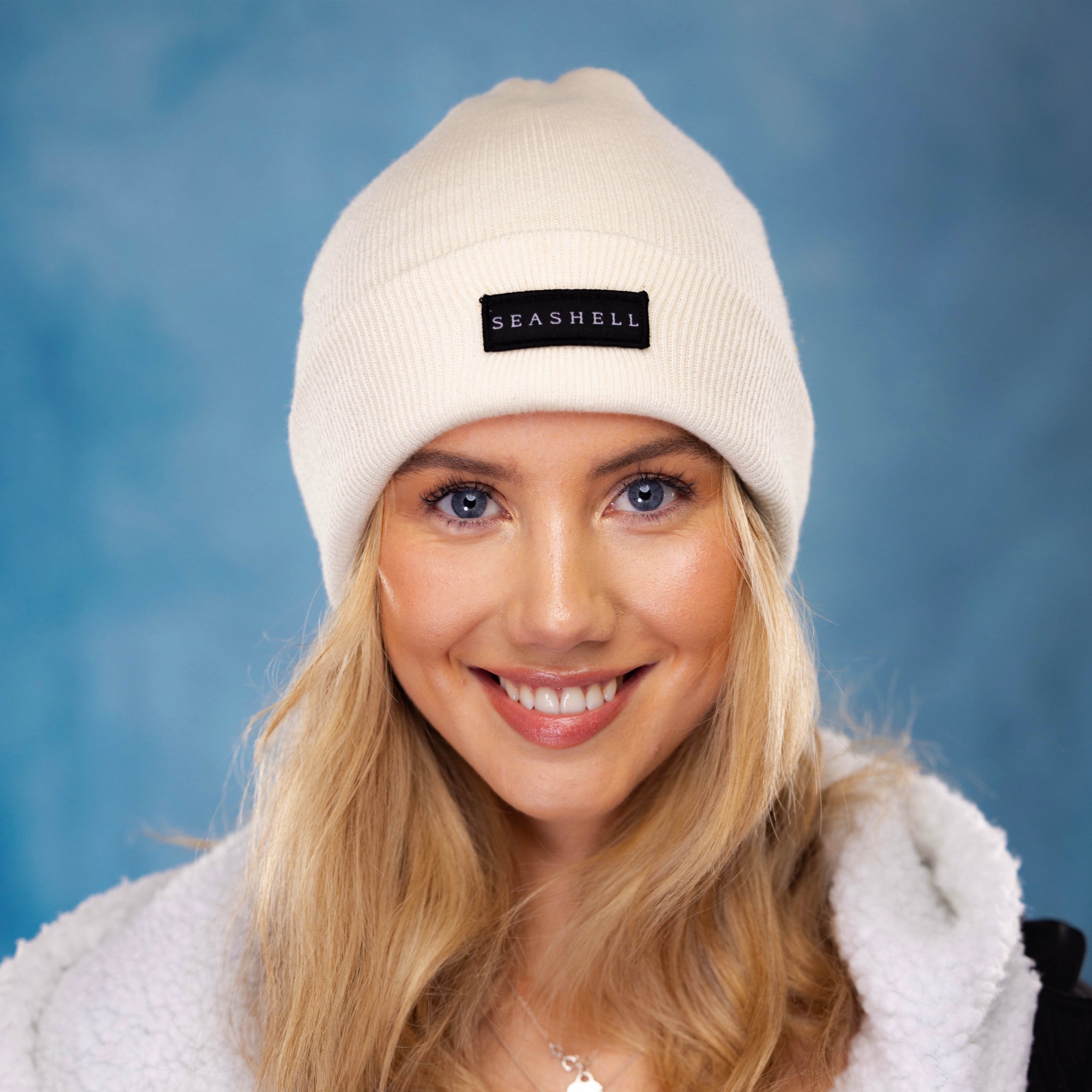 Merino Wool Beanie White