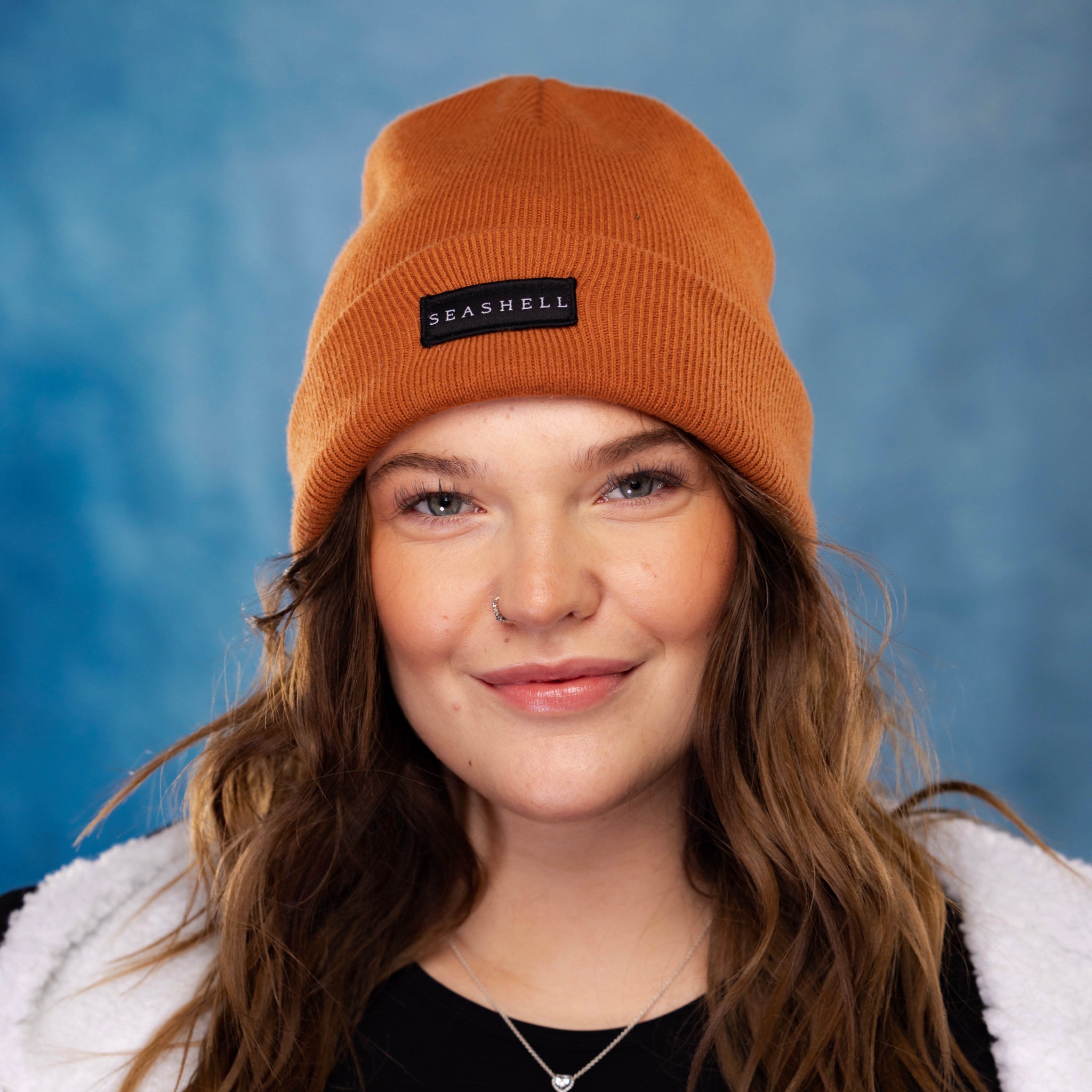 Merino Wool Beanie Rust