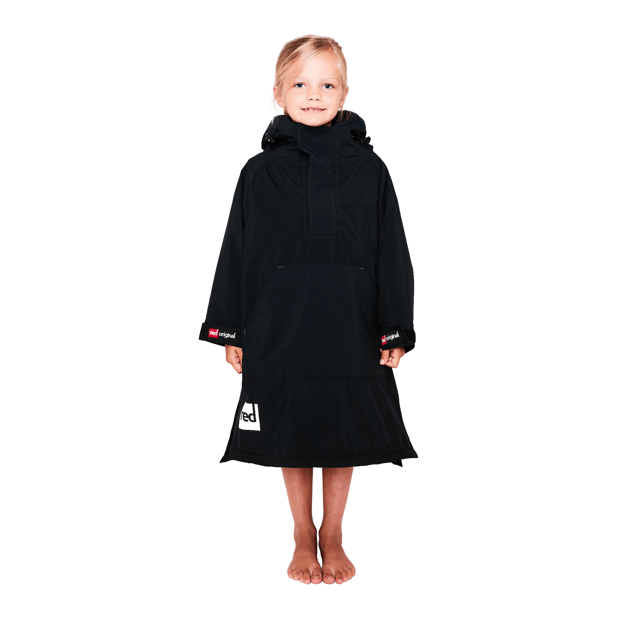 Kids Dry Poncho - Black