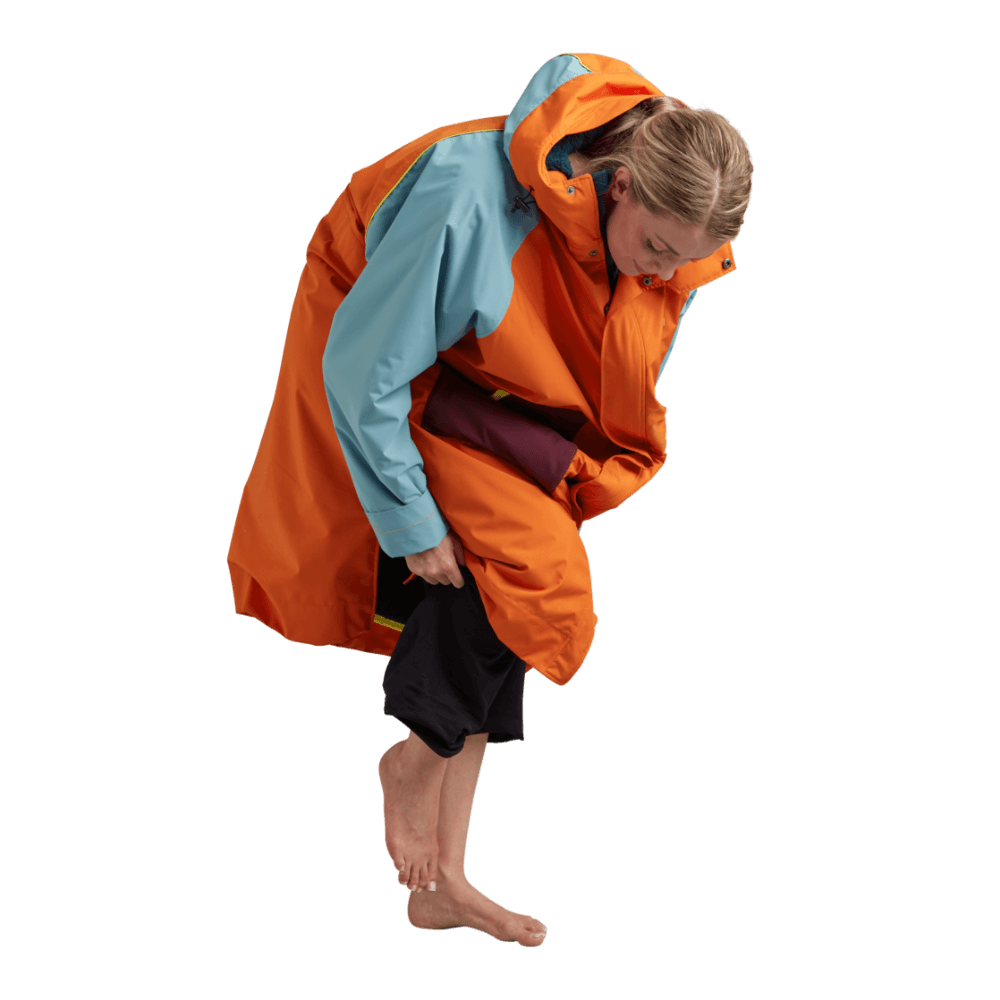 Women's Long Sleeve Recovered Dry Changing Robe Alter Evo - Orange