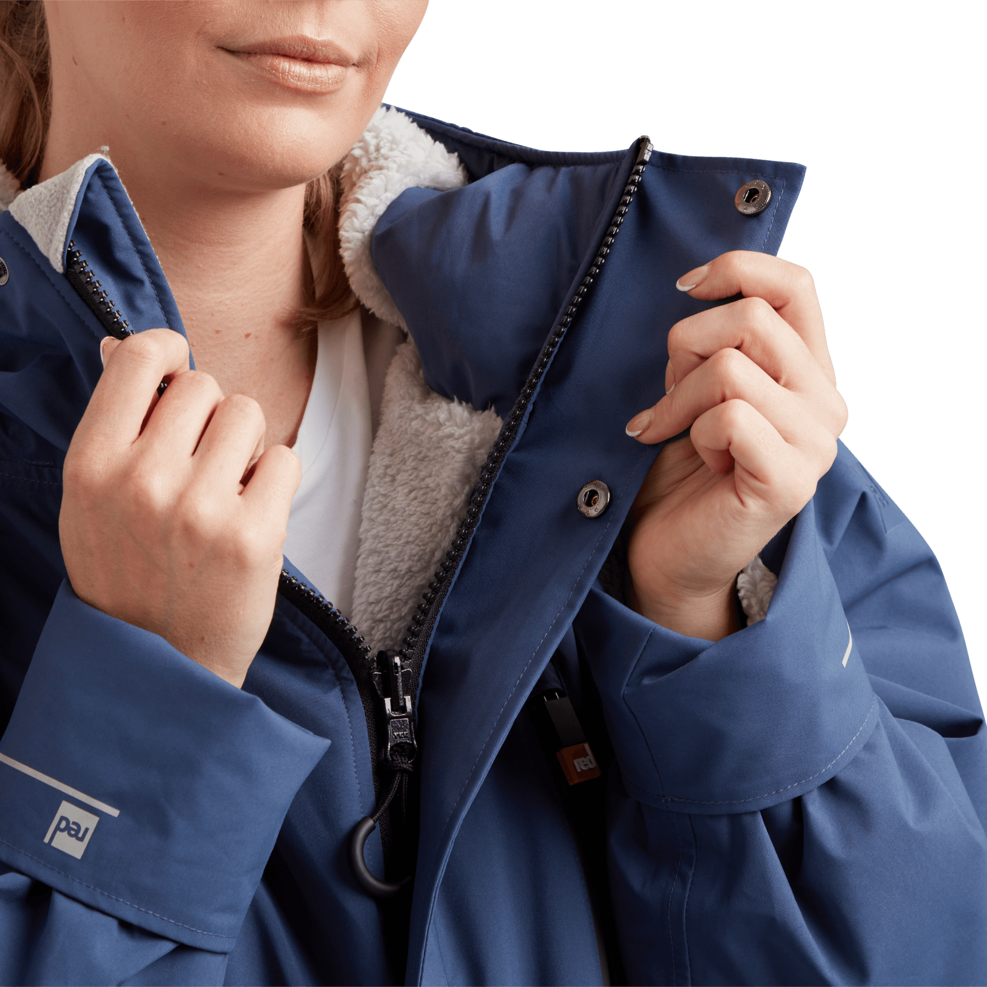 Women's Long Sleeve Waterproof Dry Changing Robe Alter Evo - Admiral Blue