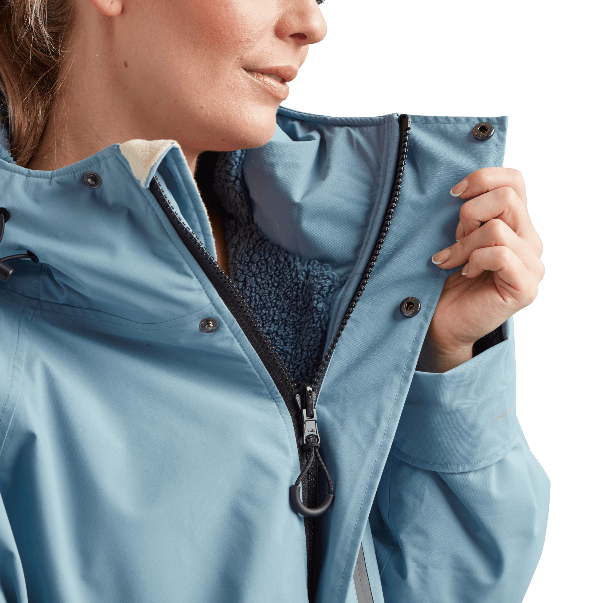 Women's Long Sleeve Waterproof Dry Changing Robe Alter Evo - Alpine Blue