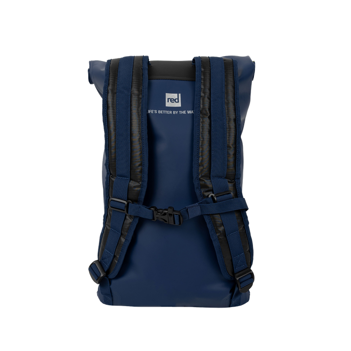 2-in-1 Reversible Swim Tow Float Dry Bag Backpack - Admiral Blue / Neon Yellow