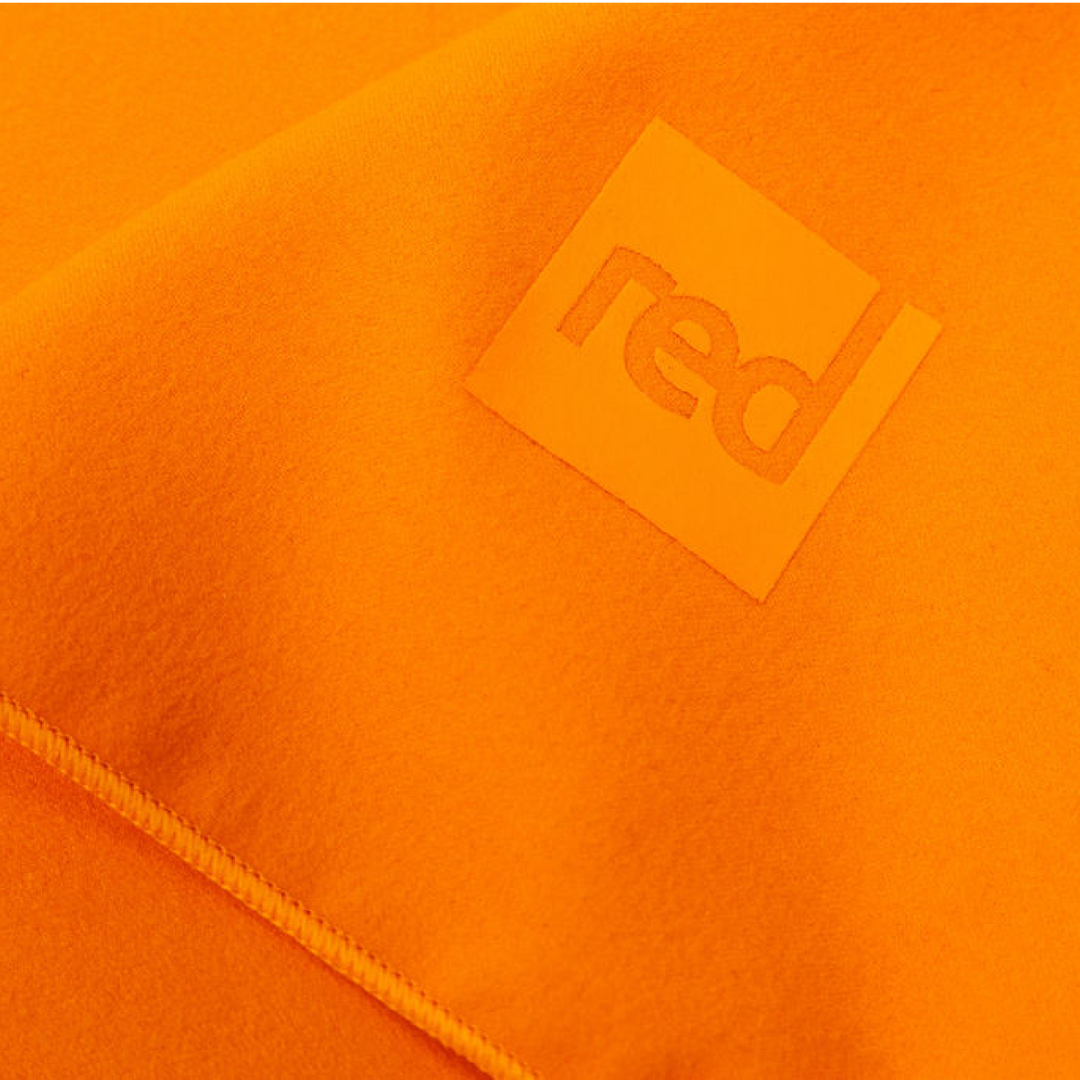 Compact Quick Dry Microfibre Adventure Towel 80 x 40cm - Bitter Orange