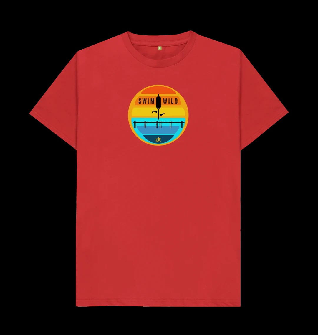 Sunset Swim Wild Men's T-Shirt