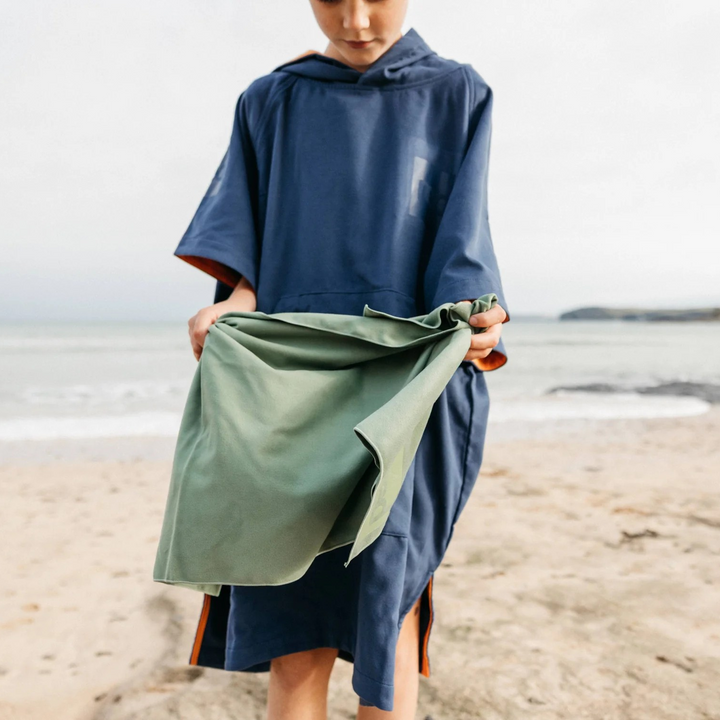 Compact Quick Dry Microfibre Adventure Towel 80 x 40cm - Sage Green
