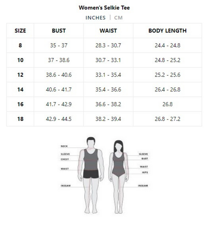 SELKIE WOMEN'S AIR, SEA, SKY TEE