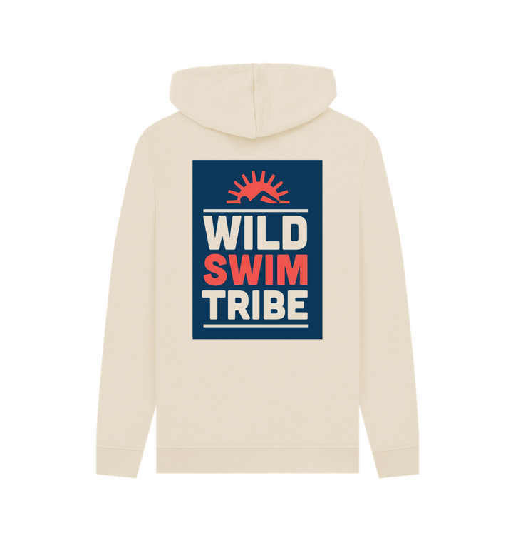 Oat Printed Hoody Back