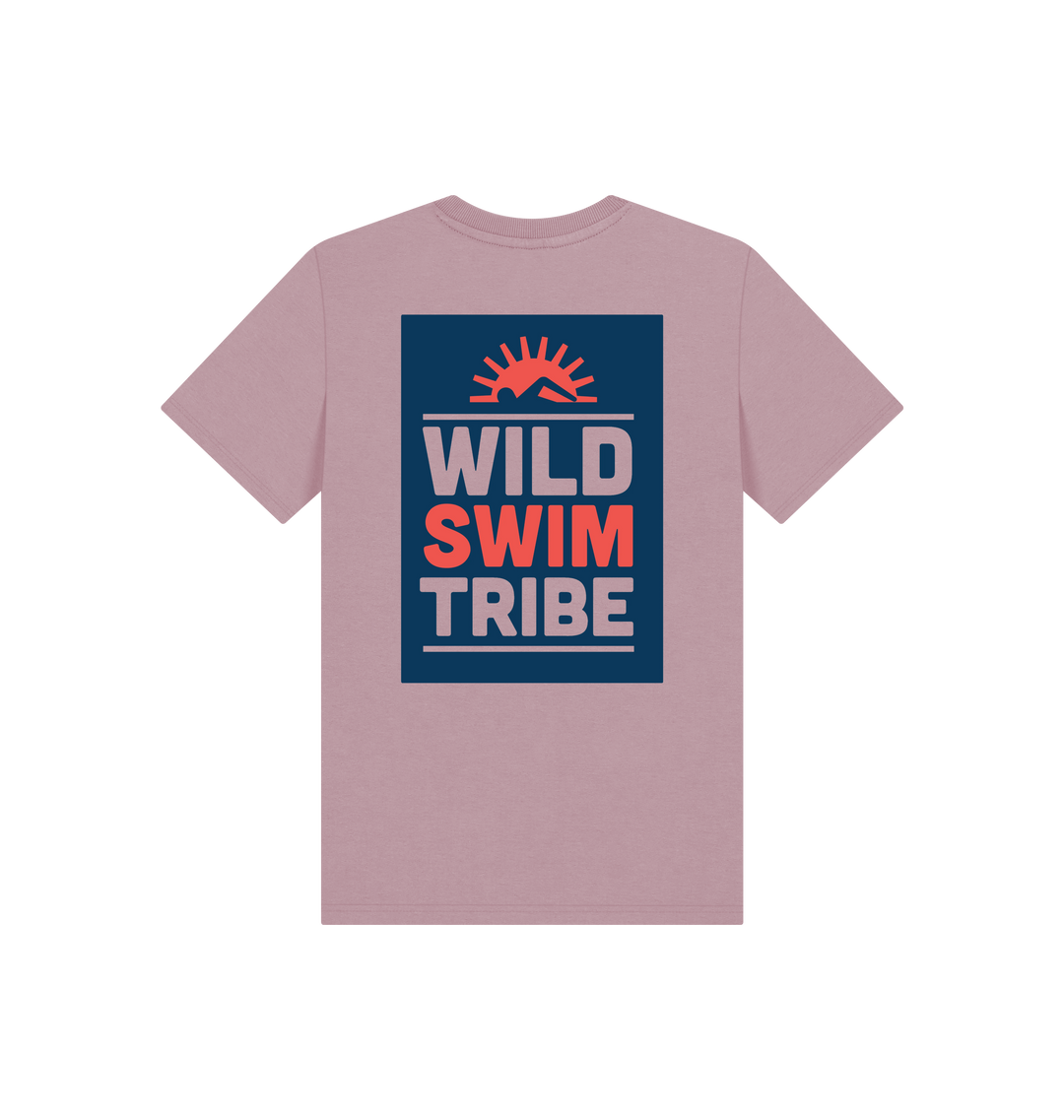 Mauve Printed Kids T-Shirt