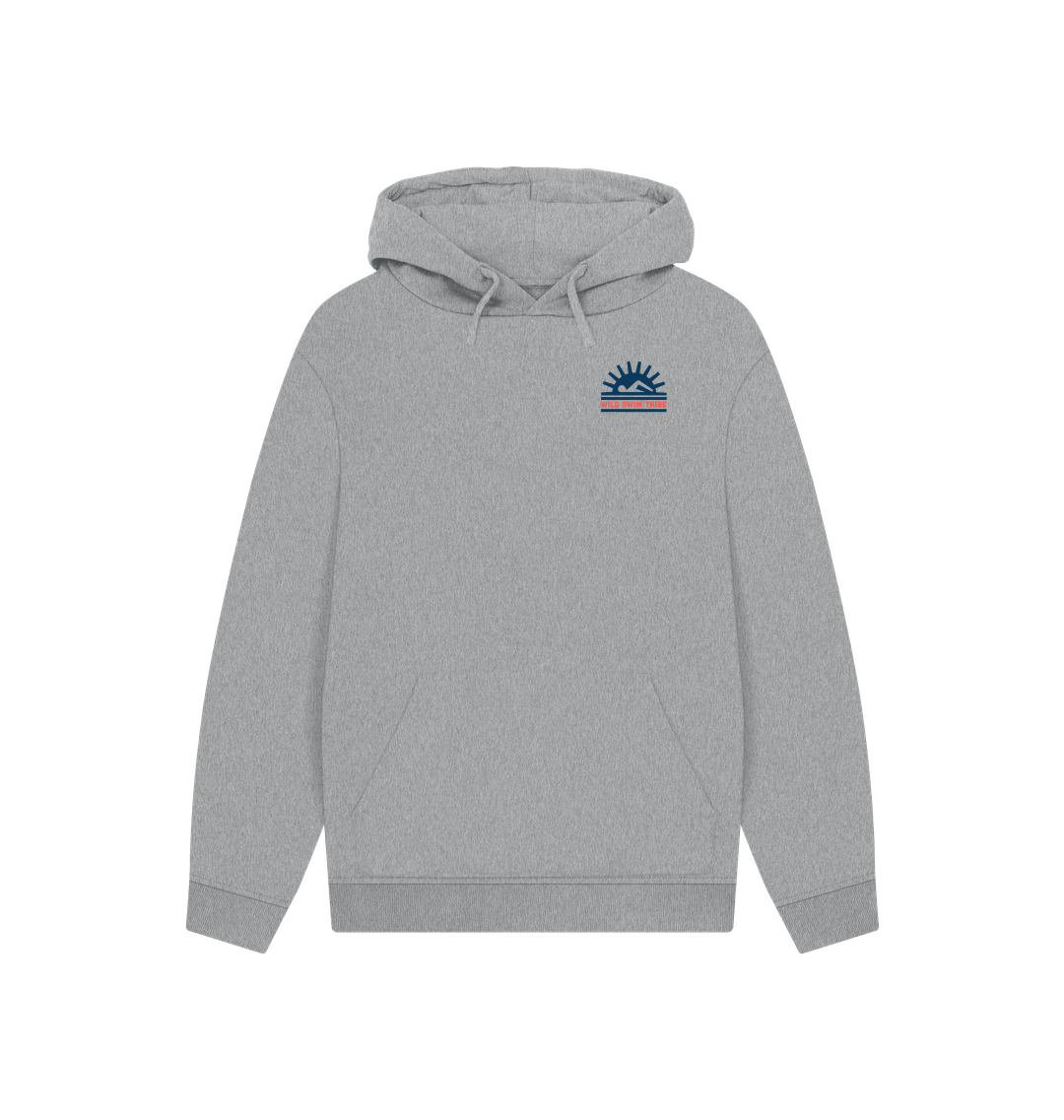 Athletic Grey Printed Hoody Front
