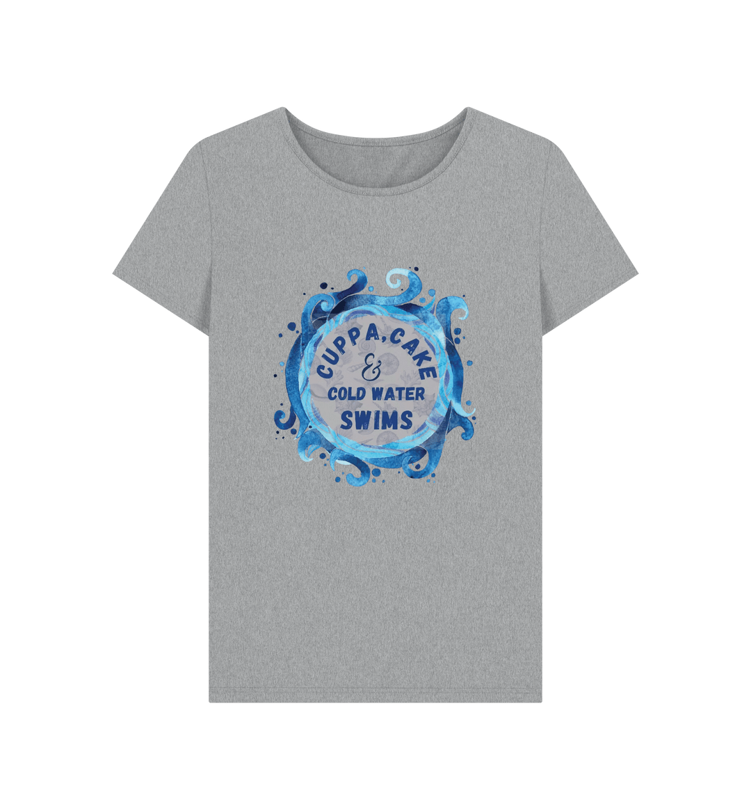 Athletic Grey Printed T-shirt Front