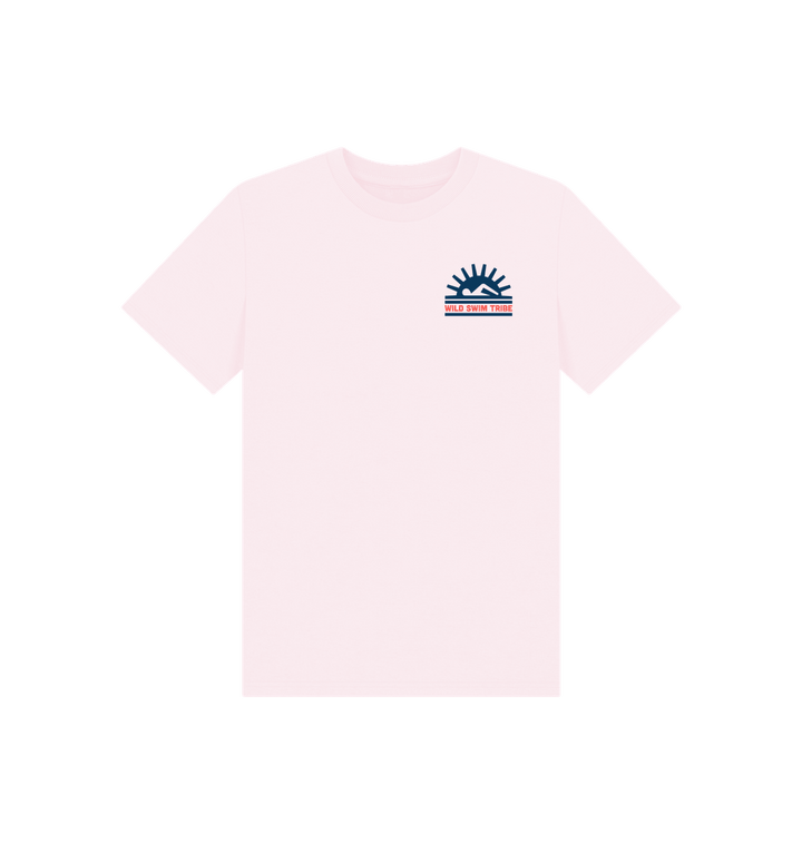 Pink Printed Kids T-Shirt Front