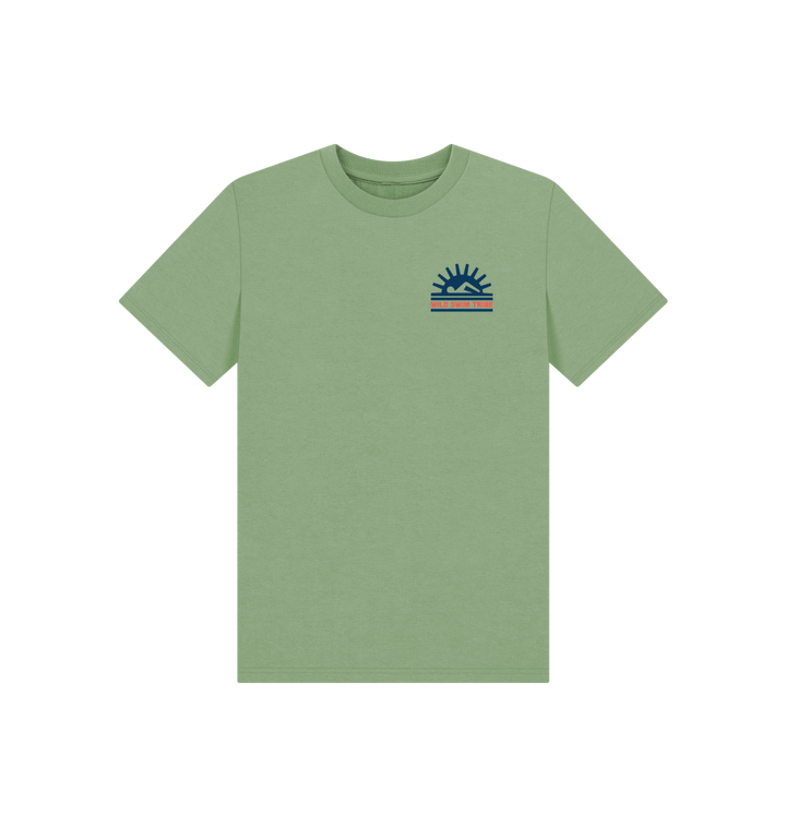 Sage Printed Kids T-Shirt Front