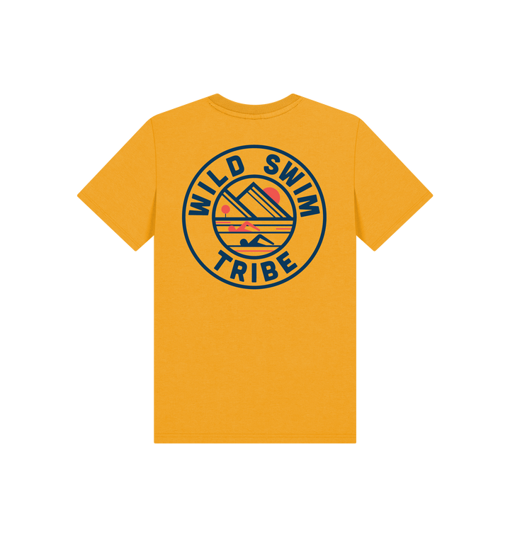 Mustard Printed Kids T-Shirt