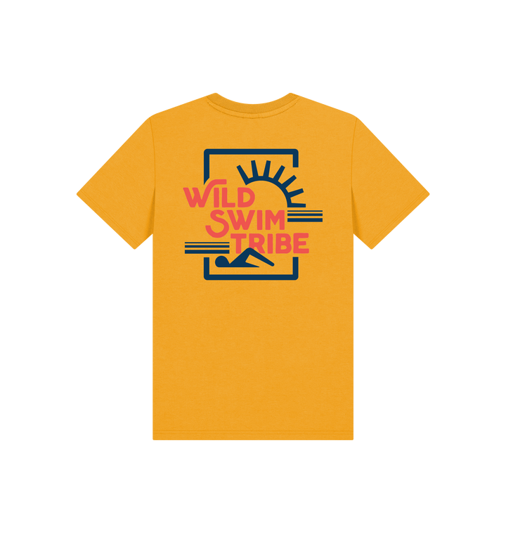 Mustard Printed Kids T-Shirt