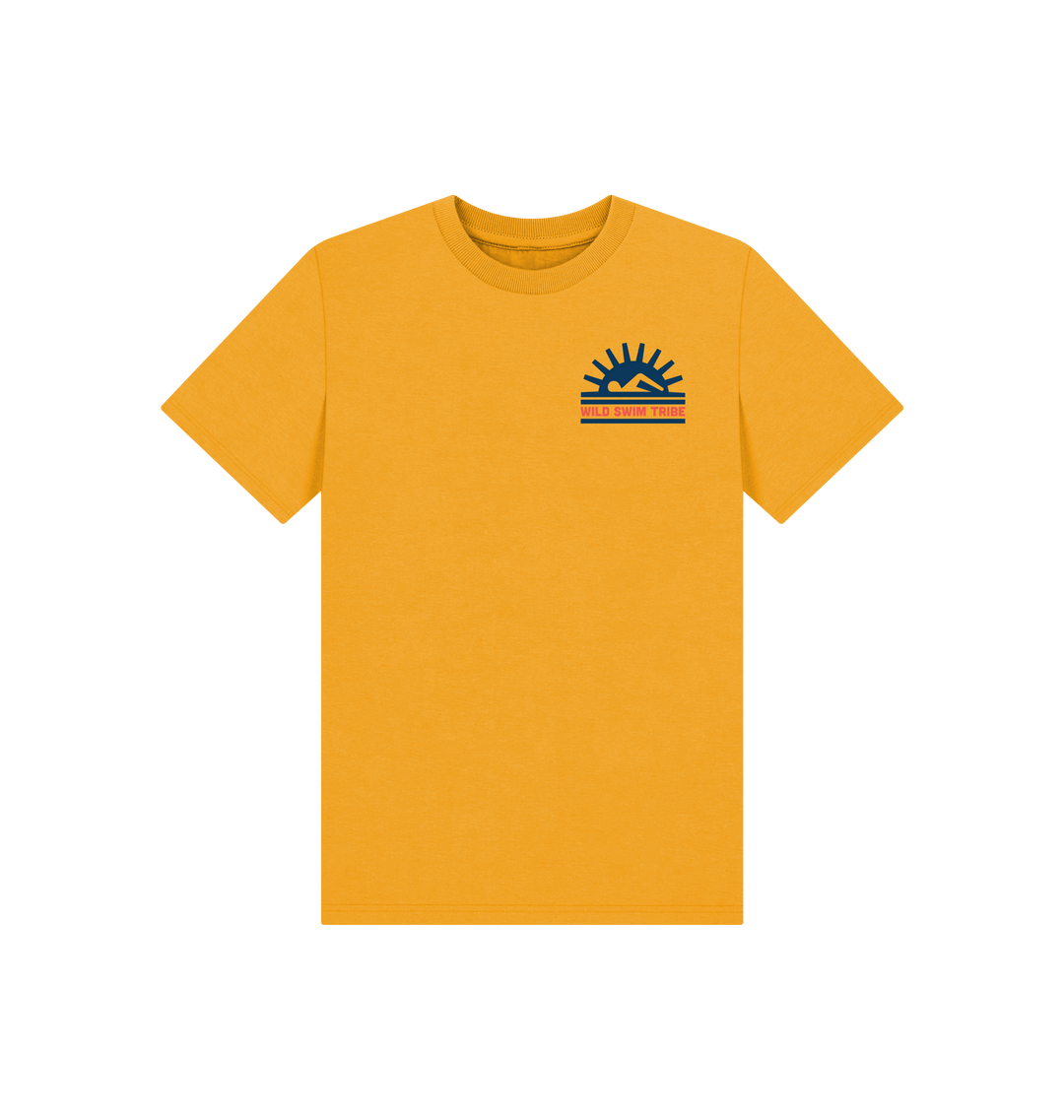 Mustard Printed Kids T-Shirt
