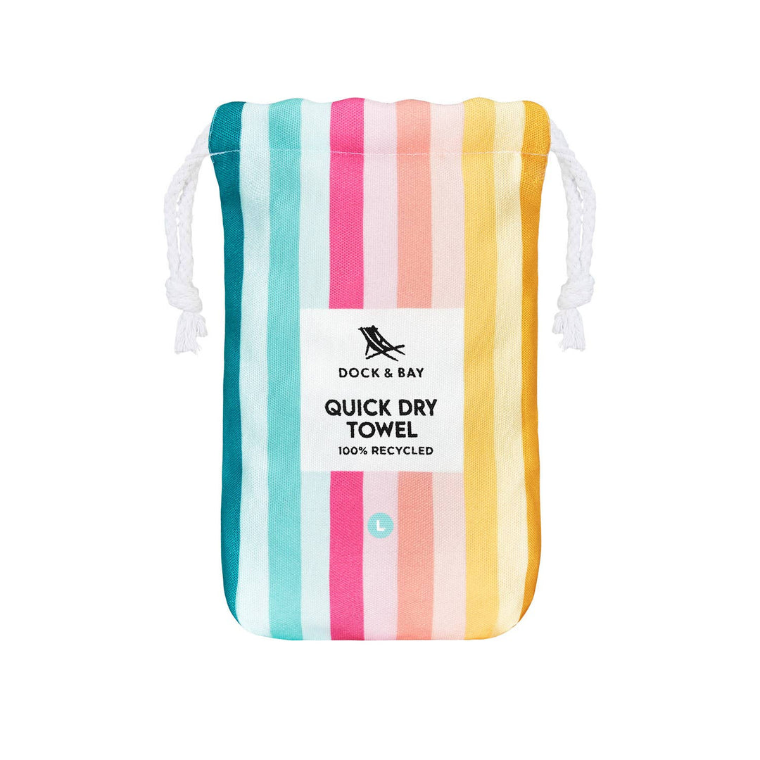 Dock &amp; Bay Quick Dry Towels - Summer - Coastal Candy