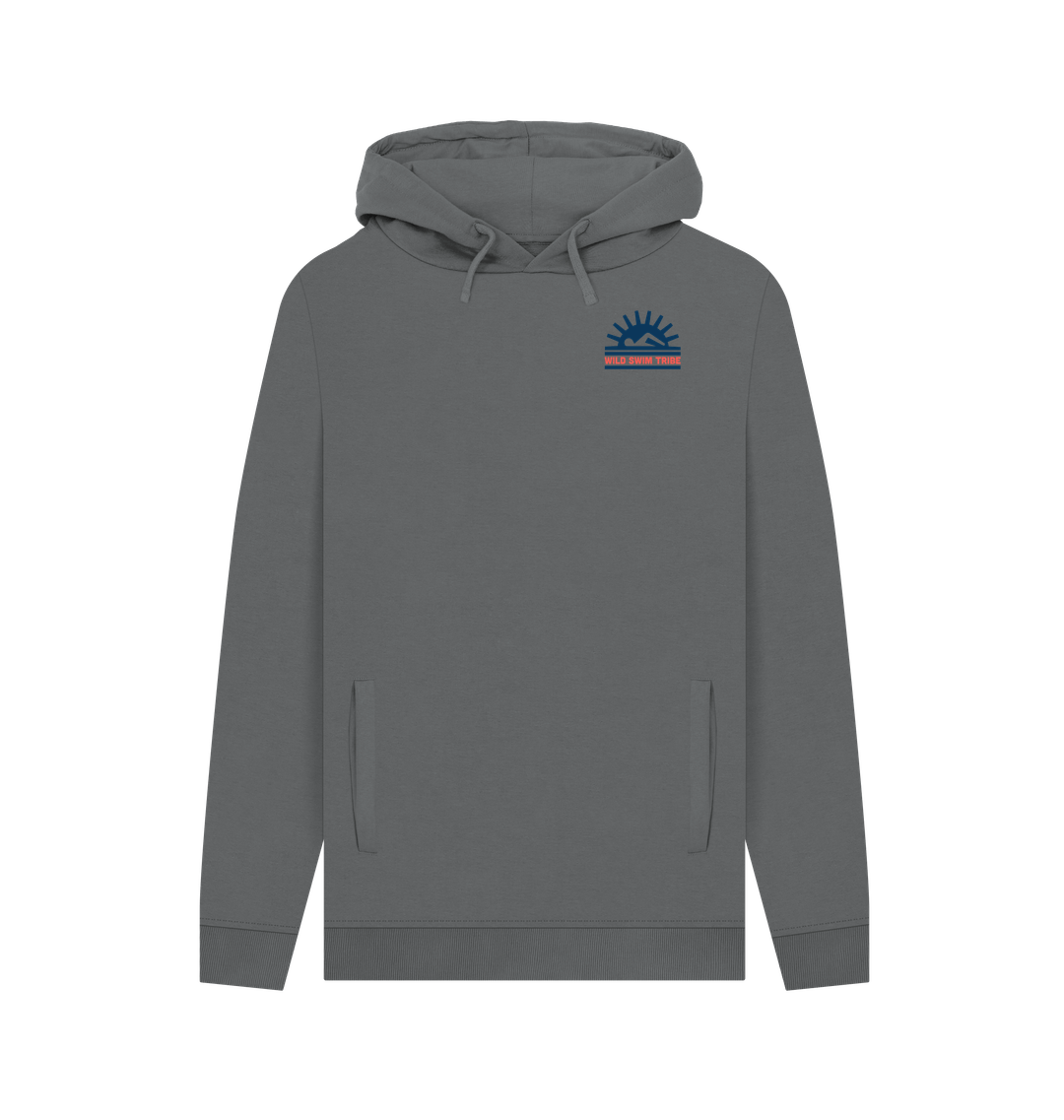 Slate Grey Printed Hoody Front