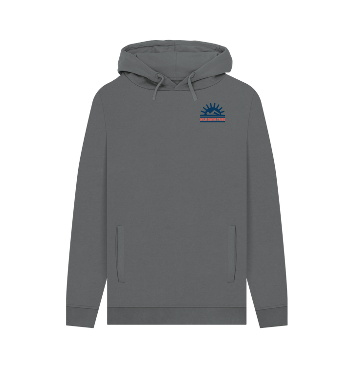 Slate Grey Printed Hoody Front