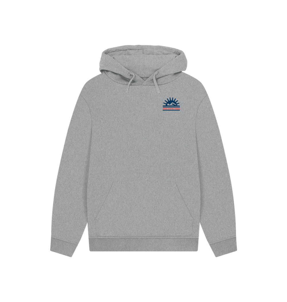 Athletic Grey Printed Hoody Front