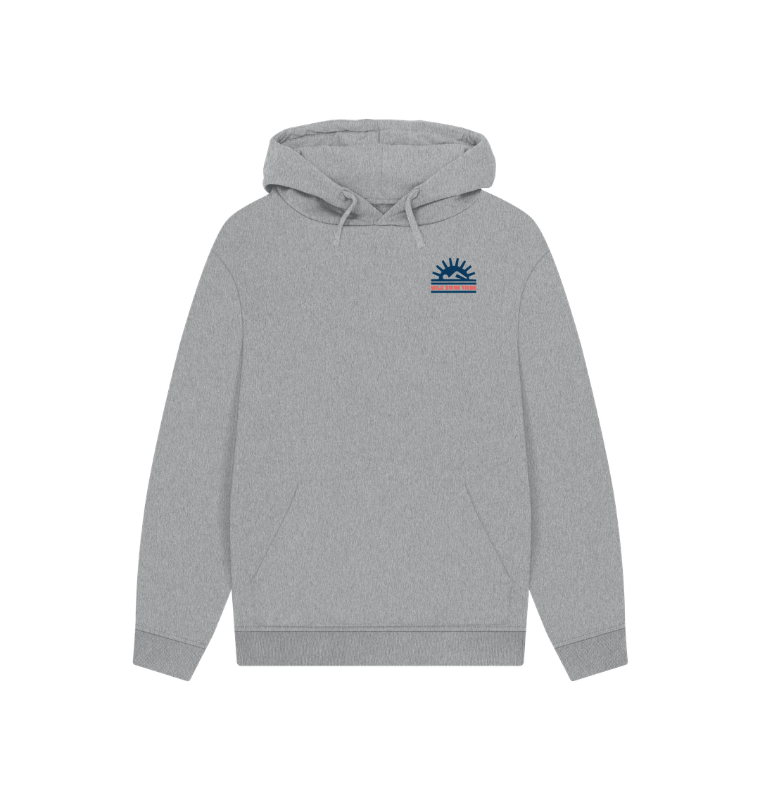 Athletic Grey Printed Hoody Front