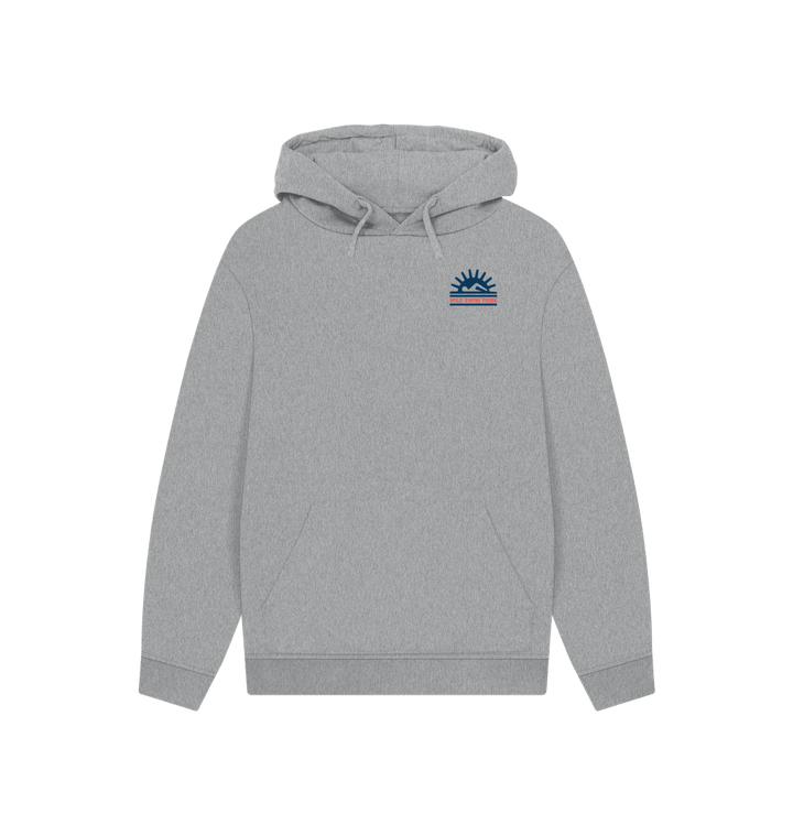 Athletic Grey Printed Hoody Front