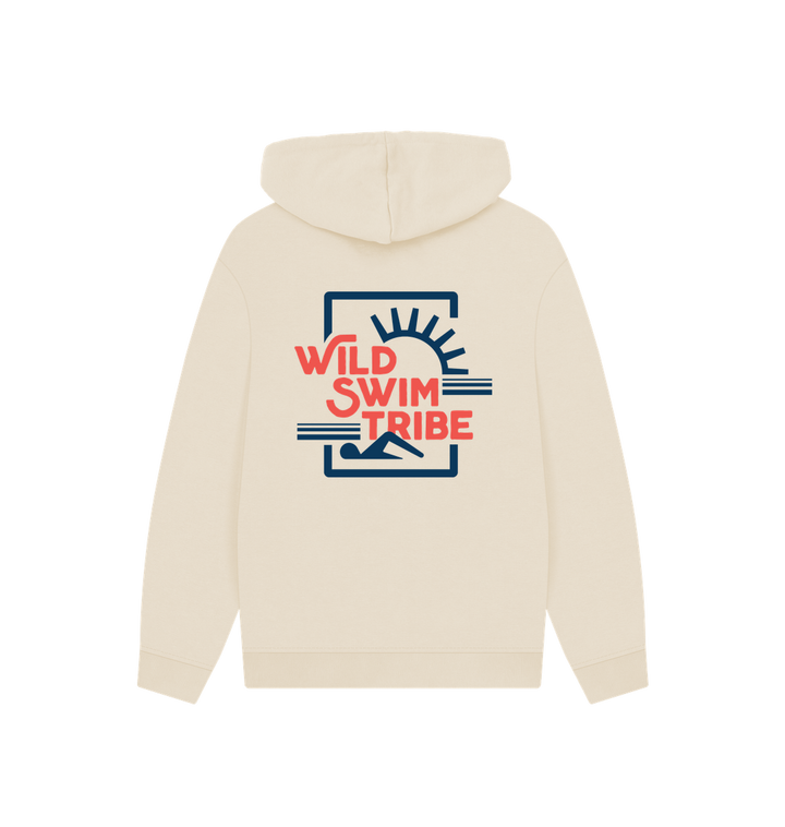 Oat Printed Hoody Back