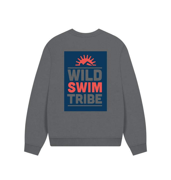 Slate Grey Printed Sweater