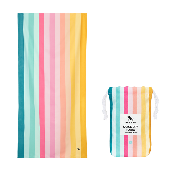 Dock &amp; Bay Quick Dry Towels - Summer - Coastal Candy